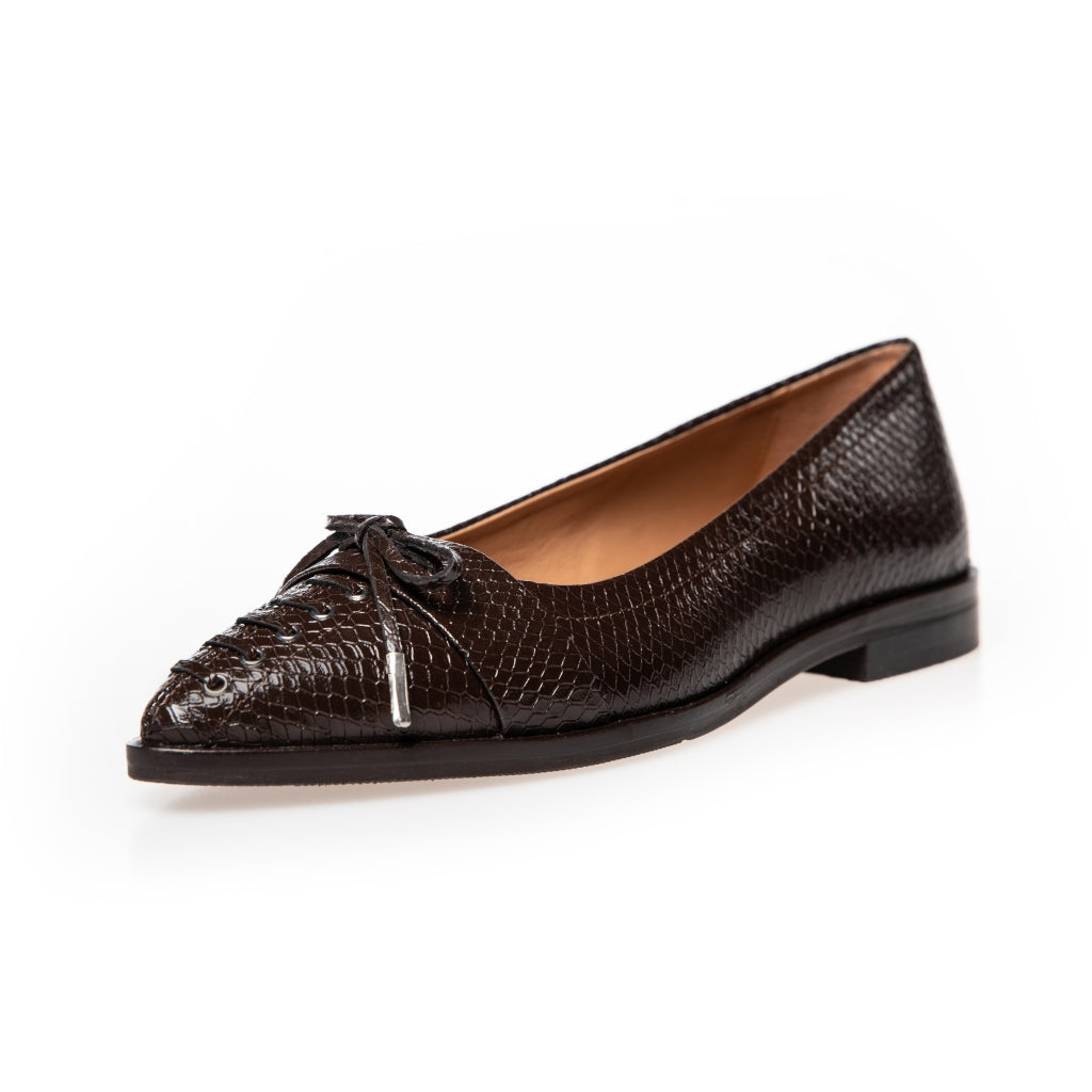COPENHAGEN SHOES MY PARIS Ballet flats 004 Dark brown