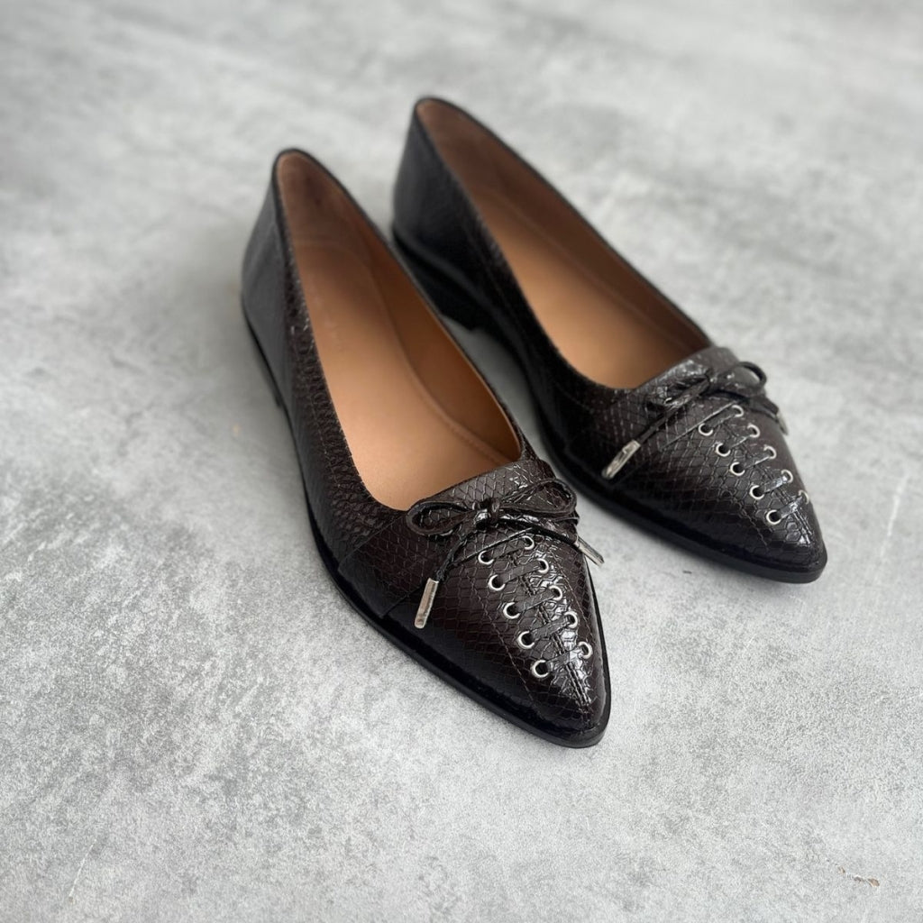 COPENHAGEN SHOES MY PARIS Ballet flats 004 Dark brown