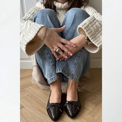 COPENHAGEN SHOES MY PARIS Ballet flats 004 Dark brown