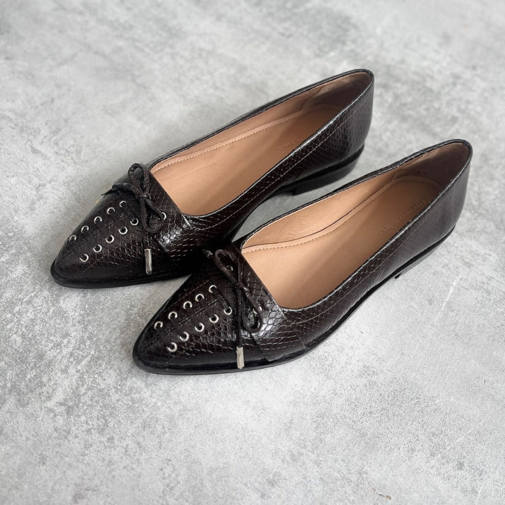 COPENHAGEN SHOES MY PARIS Ballet flats 004 Dark brown