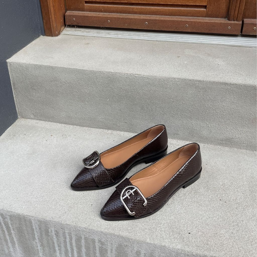 COPENHAGEN SHOES MY SUCCES Ballet flats 847 Dark Brown