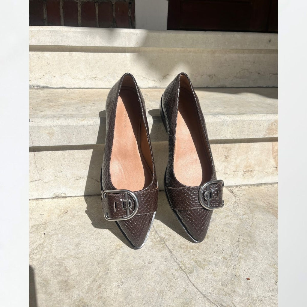 COPENHAGEN SHOES MY SUCCES Ballet flats 847 Dark Brown