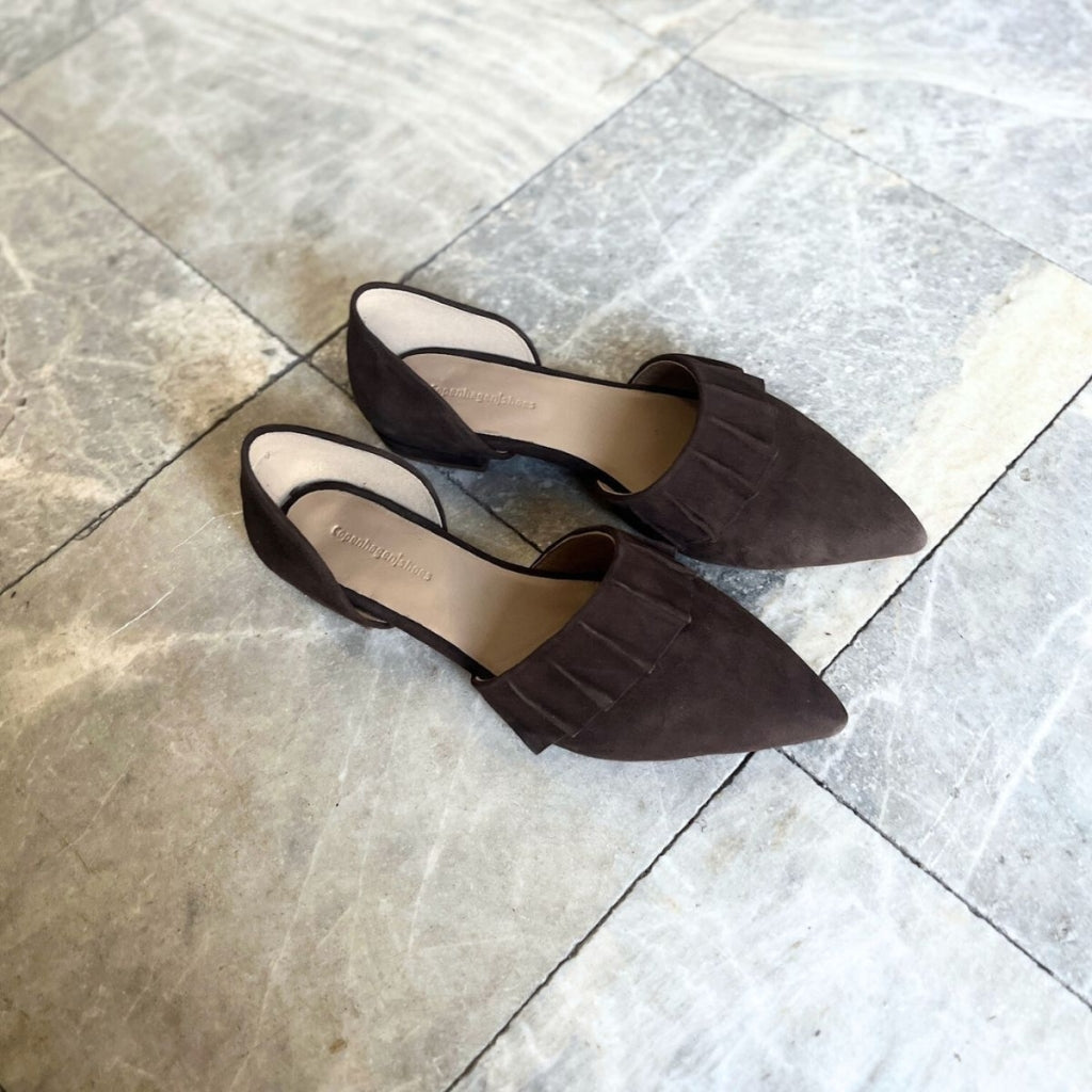 COPENHAGEN SHOES NEW ROMANCE Ballet flats 004 Dark brown