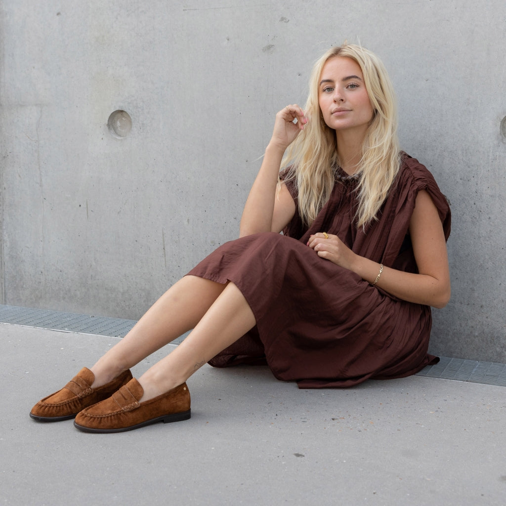 COPENHAGEN SHOES PARIS AND ME S. Loafers 0242 DARK COGNAC