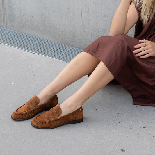 COPENHAGEN SHOES PARIS AND ME S. Loafers 0242 DARK COGNAC
