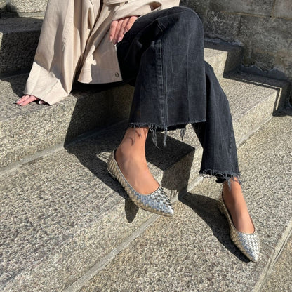 COPENHAGEN SHOES REAL VIBES Ballet flats 371 PLATINO