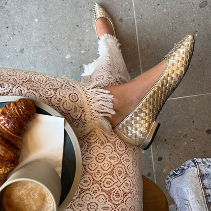 COPENHAGEN SHOES REAL VIBES Ballet flats 371 PLATINO