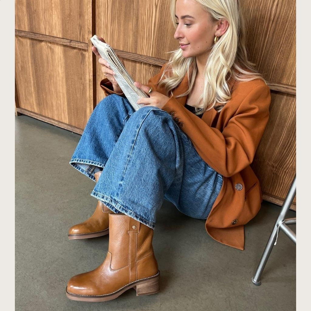 COPENHAGEN SHOES SAY MORE - BROWN/TAN Boots 125 TAN