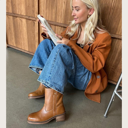 COPENHAGEN SHOES SAY MORE - BROWN/TAN Boots 125 TAN