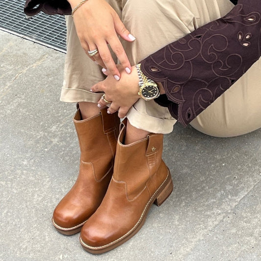 COPENHAGEN SHOES SAY MORE - BROWN/TAN Boots 125 TAN