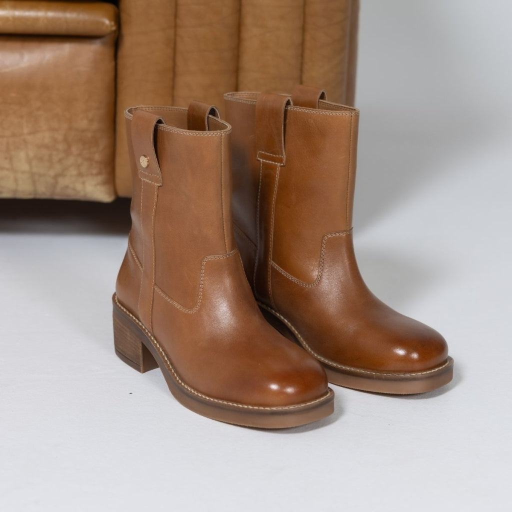 COPENHAGEN SHOES SAY MORE - BROWN/TAN Boots 125 TAN