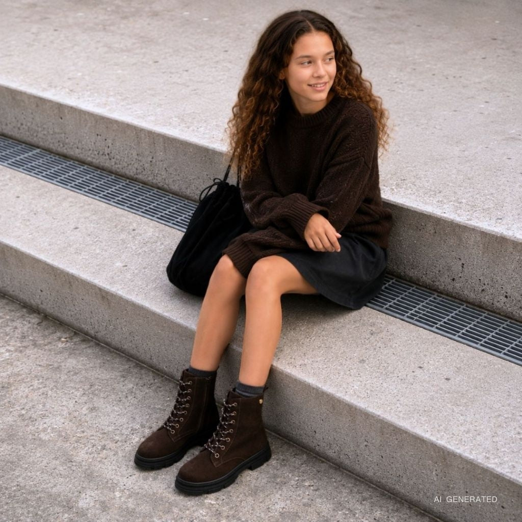 COPENHAGEN KIDS SISSY Boots 0018 DK BROWN