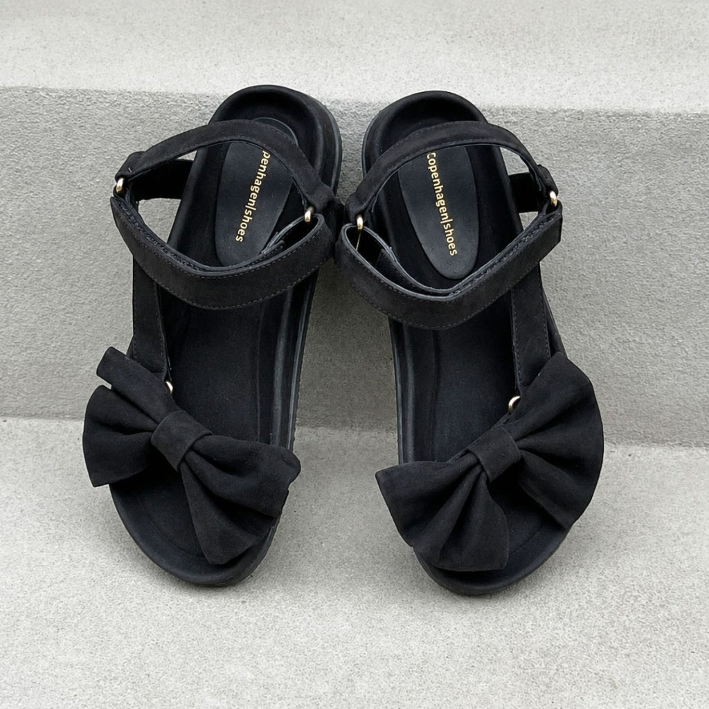 COPENHAGEN SHOES SKY AND DIAMONDS 24 SUEDE Sandals 0001 BLACK SUEDE