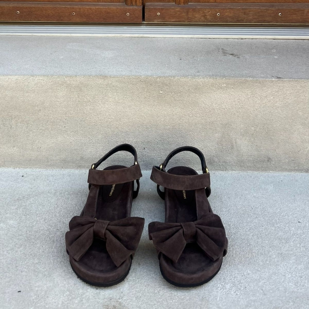 COPENHAGEN SHOES SKY AND DIAMONDS 24 SUEDE Sandals 004 Dark brown