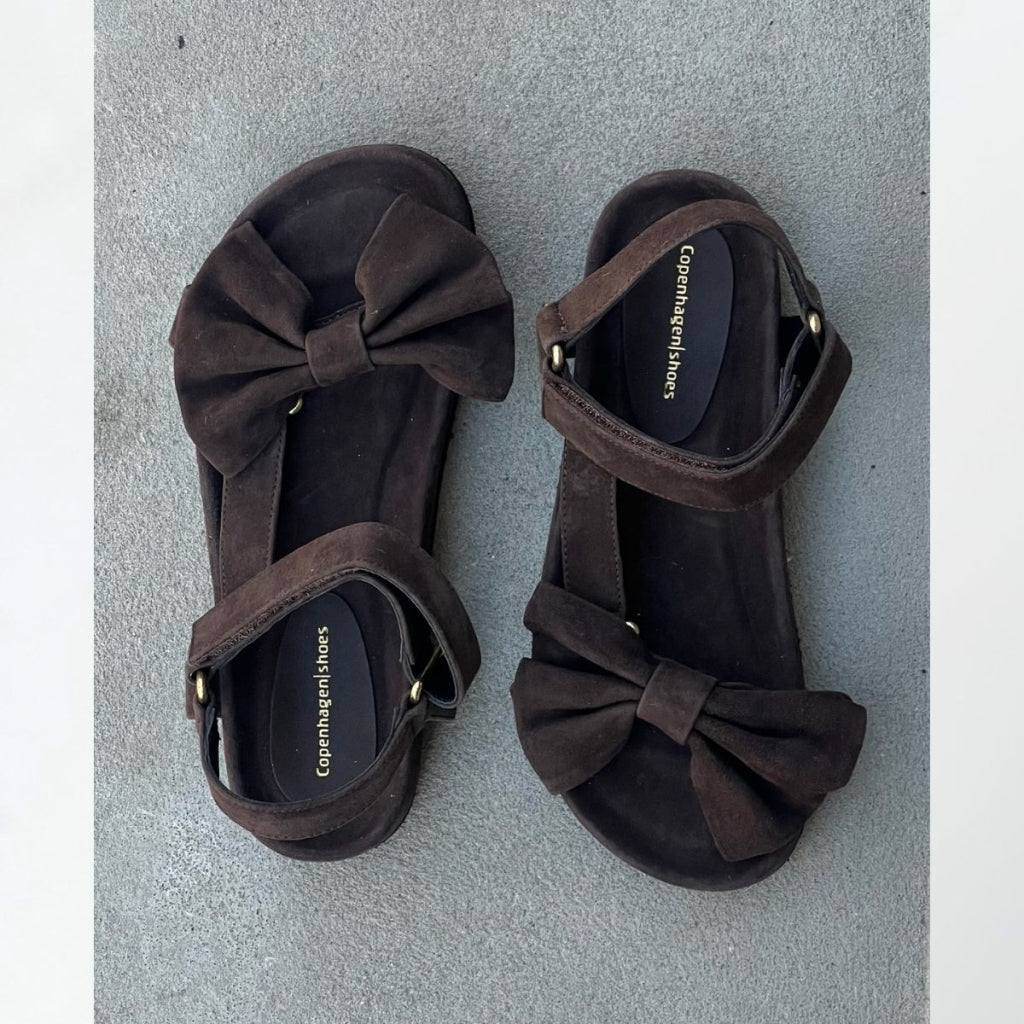 COPENHAGEN SHOES SKY AND DIAMONDS 24 SUEDE Sandals 004 Dark brown