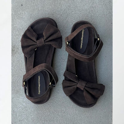 COPENHAGEN SHOES SKY AND DIAMONDS 24 SUEDE Sandals 004 Dark brown