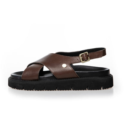 COPENHAGEN SHOES SUMMERTIME Sandals 0018 DK BROWN