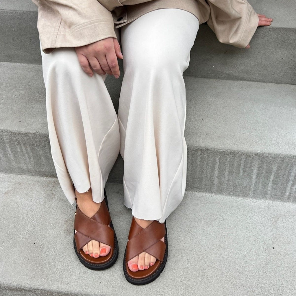 COPENHAGEN SHOES SUMMERTIME COGNAC Sandals 0241 COGNAC