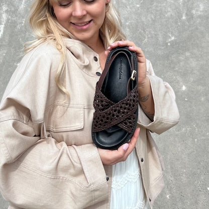 COPENHAGEN SHOES SUMMERTIME F. Sandals 0018 DK BROWN