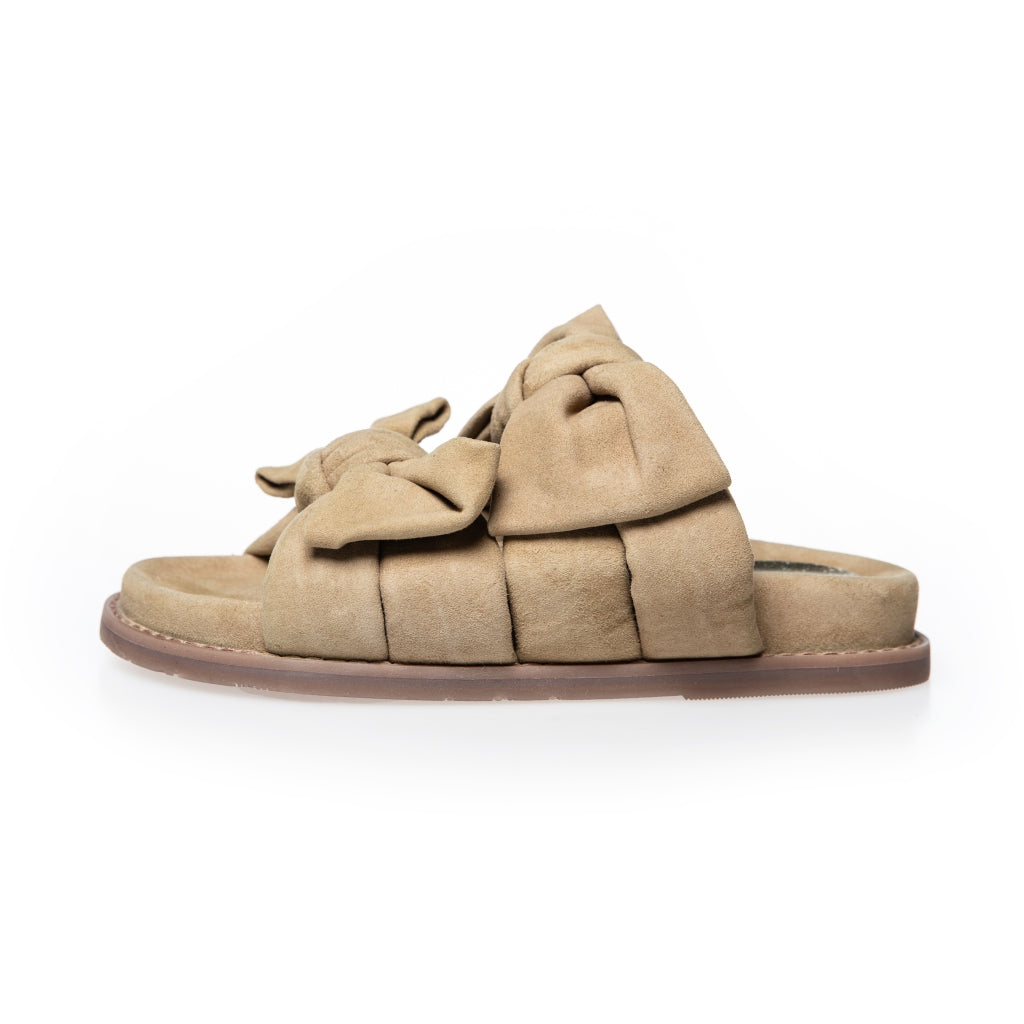 COPENHAGEN SHOES SUMMER DREAM SUEDE Slippers 1507 CAMEL