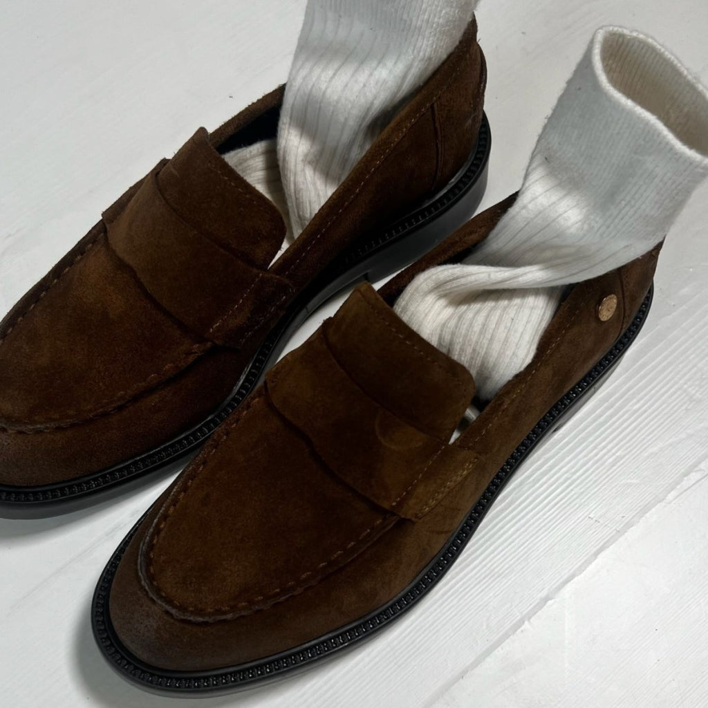 COPENHAGEN SHOES THE BEAUTY LOAFER Loafers 0018 DK BROWN