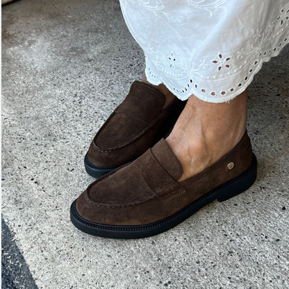 COPENHAGEN SHOES THE BEAUTY LOAFER Loafers 0018 DK BROWN