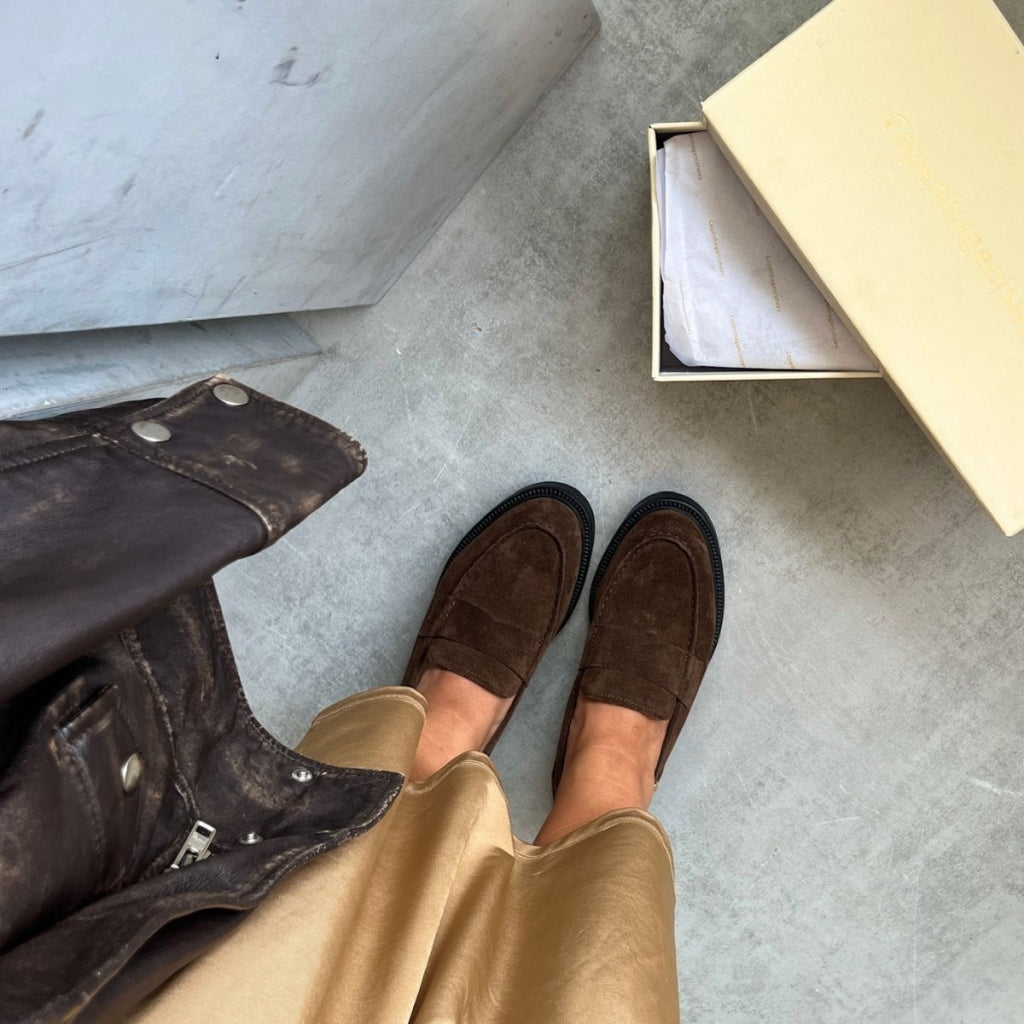 COPENHAGEN SHOES THE BEAUTY LOAFER Loafers 0018 DK BROWN