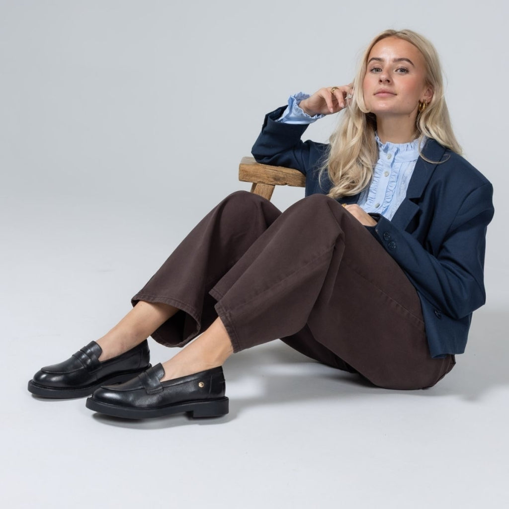 COPENHAGEN SHOES THE BEAUTY LOAFER L. Loafers 0003 BLACK