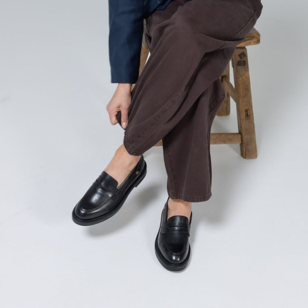 COPENHAGEN SHOES THE BEAUTY LOAFER L. Loafers 0003 BLACK