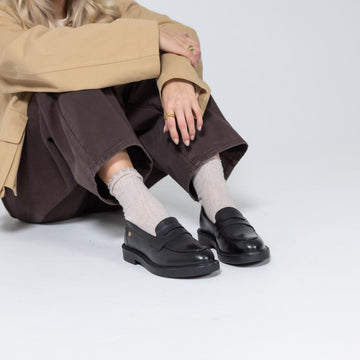 COPENHAGEN SHOES THE BEAUTY LOAFER L. Loafers 0003 BLACK