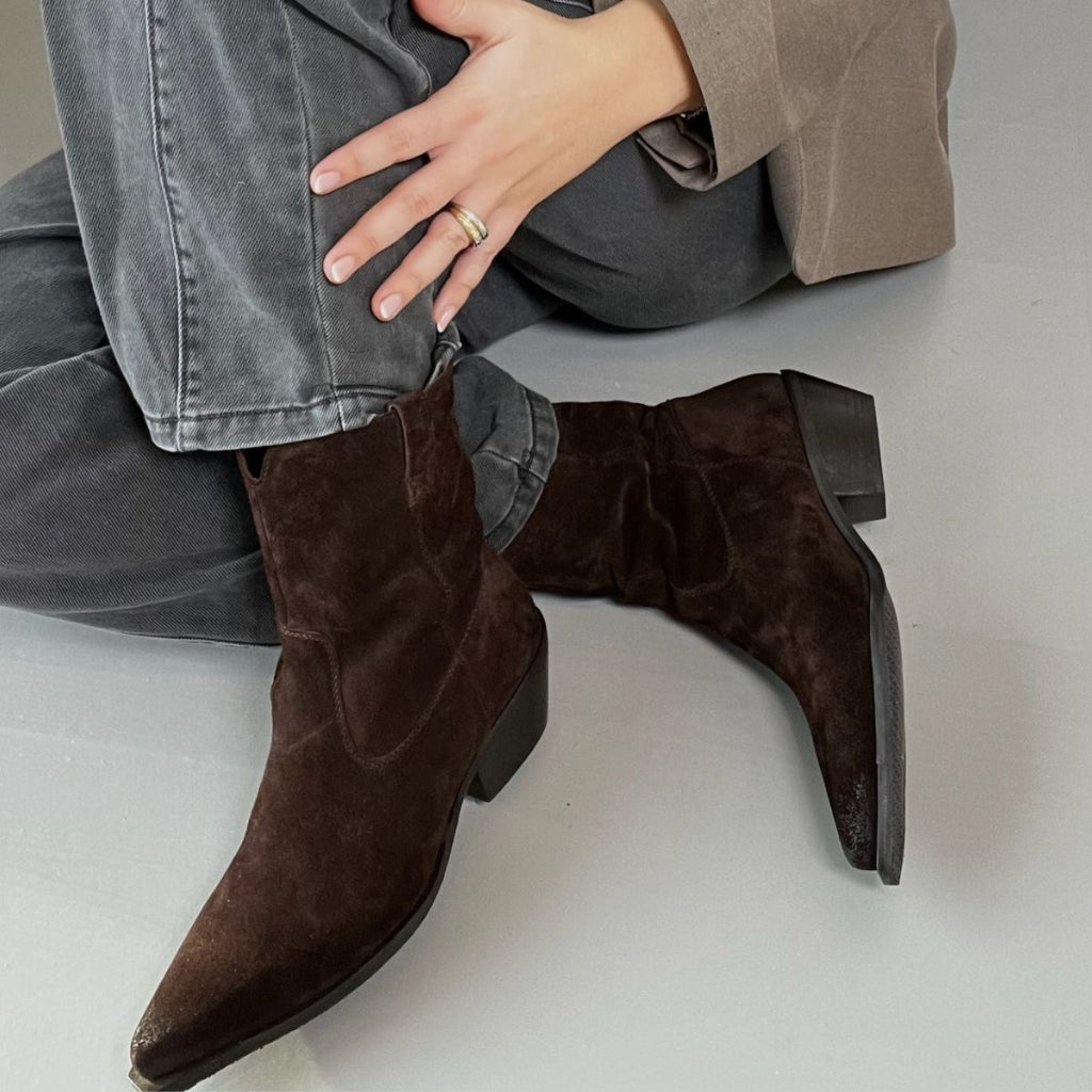 COPENHAGEN SHOES THE COUTURE WALK S. Boots 0018 DK BROWN
