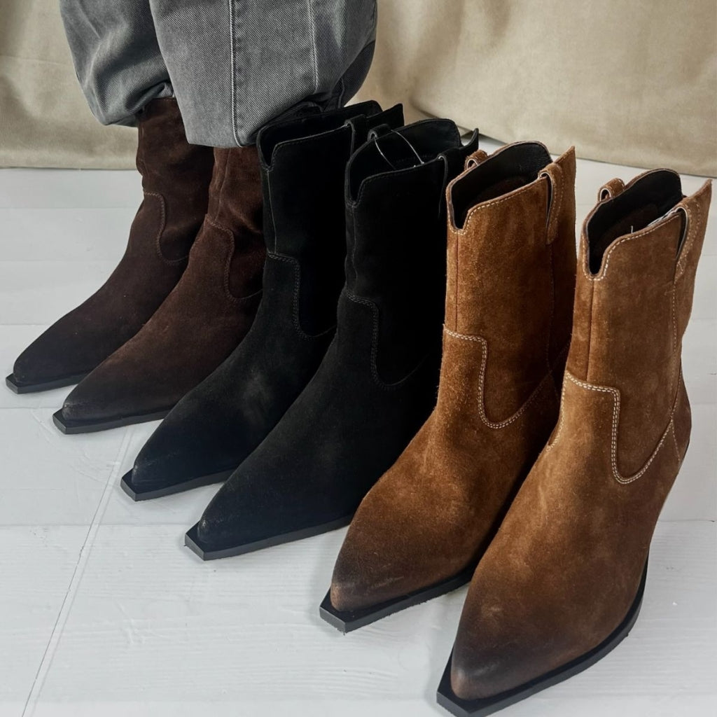 COPENHAGEN SHOES THE COUTURE WALK S. Boots 0018 DK BROWN