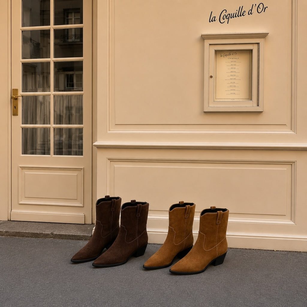 COPENHAGEN SHOES THE COUTURE WALK S. Boots 0134 TOBACCO