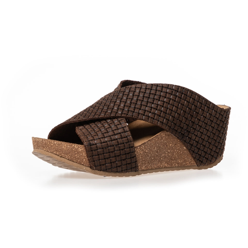 COPENHAGEN SHOES THE DANCE Wedge sandals 004 Dark brown