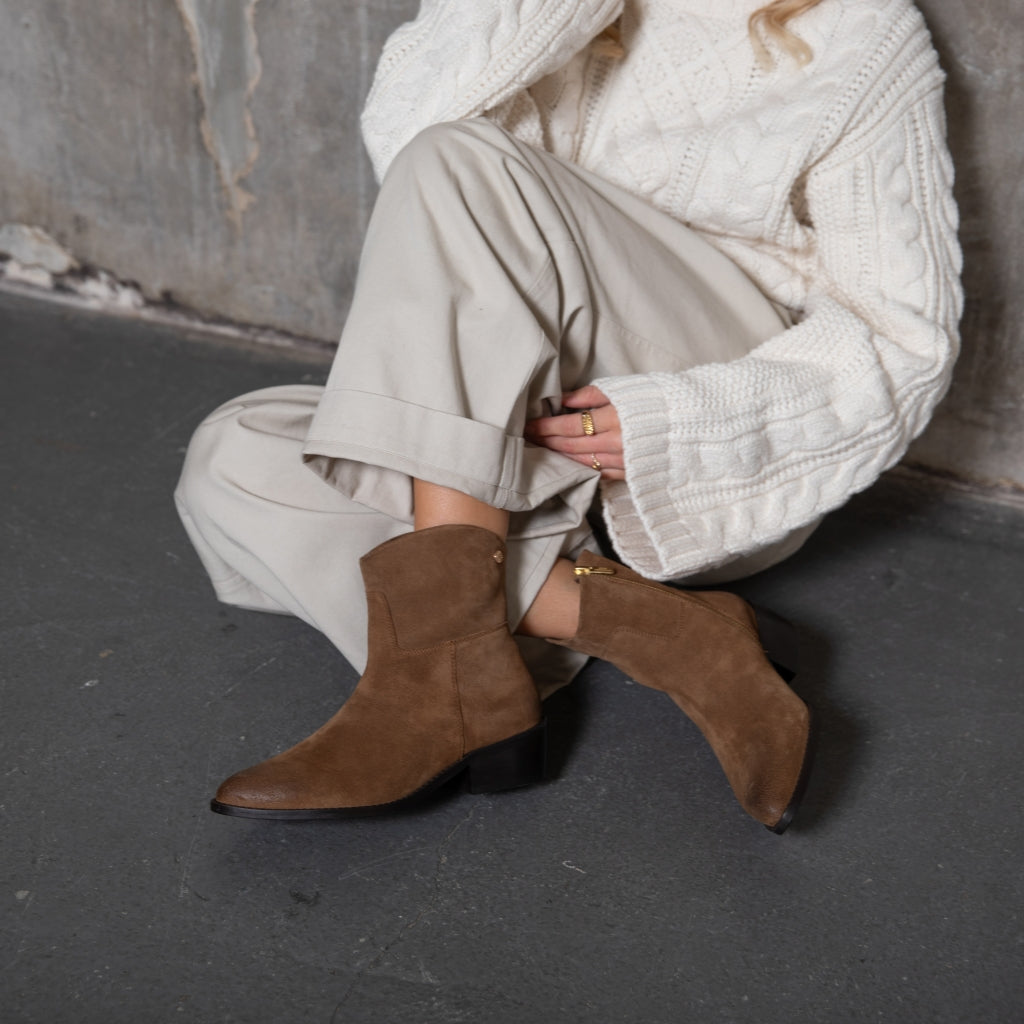 COPENHAGEN SHOES THE NOTE BOOT LOW S Boots 0241 COGNAC