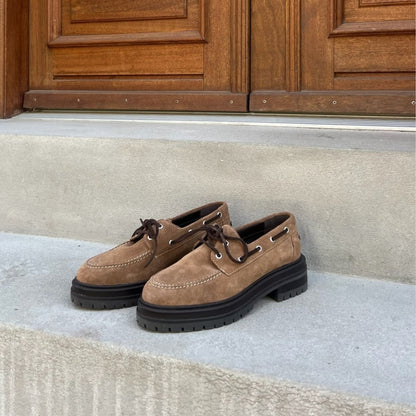 COPENHAGEN SHOES THE PASSION SHOE SUEDE Boat Shoe 125 TAN
