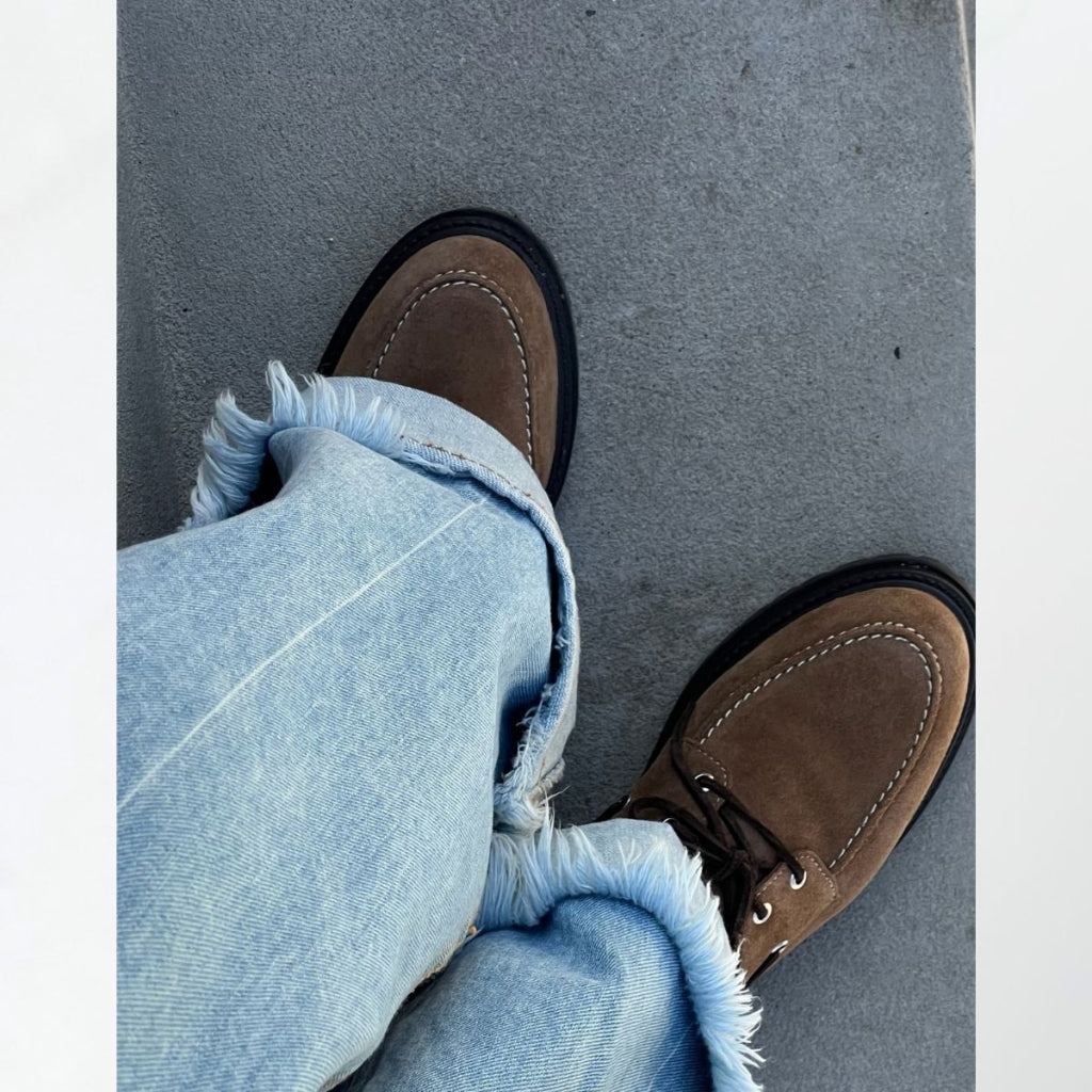 COPENHAGEN SHOES THE PASSION SHOE SUEDE Boat Shoe 125 TAN