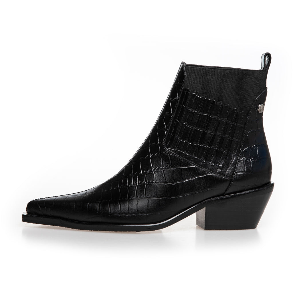 COPENHAGEN SHOES THE WALKING BOOT - LEATHER Boots 0001 BLACK