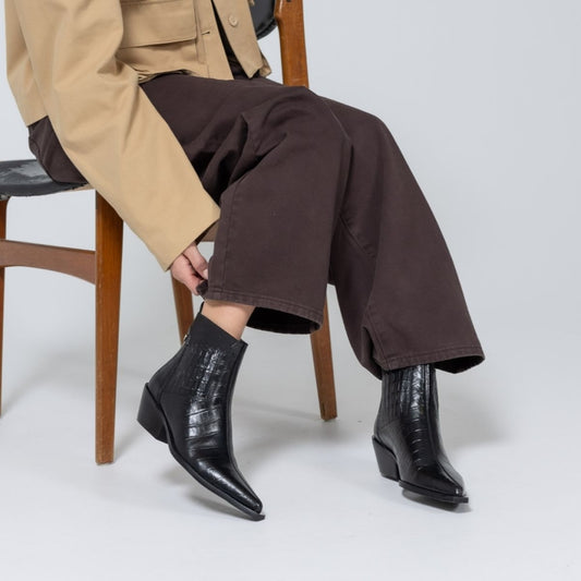 COPENHAGEN SHOES THE WALKING BOOT - LEATHER Boots 0001 BLACK