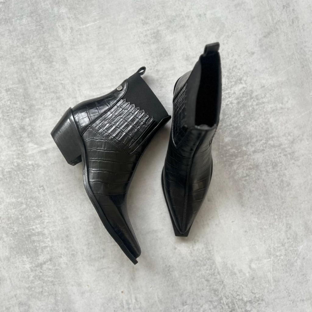 COPENHAGEN SHOES THE WALKING BOOT - LEATHER Boots 0001 BLACK