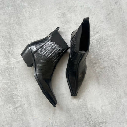 COPENHAGEN SHOES THE WALKING BOOT - LEATHER Boots 0001 BLACK