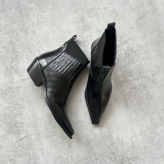 COPENHAGEN SHOES THE WALKING BOOT - LEATHER Boots 0001 BLACK