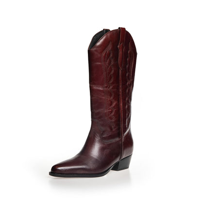 COPENHAGEN SHOES TULIPS Long boot 422 Wine red