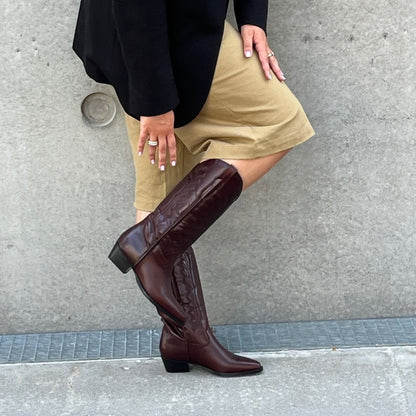 COPENHAGEN SHOES TULIPS Long boot 422 Wine red