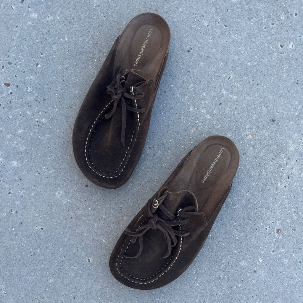 COPENHAGEN SHOES UNIQUE Mules 0018 DK BROWN