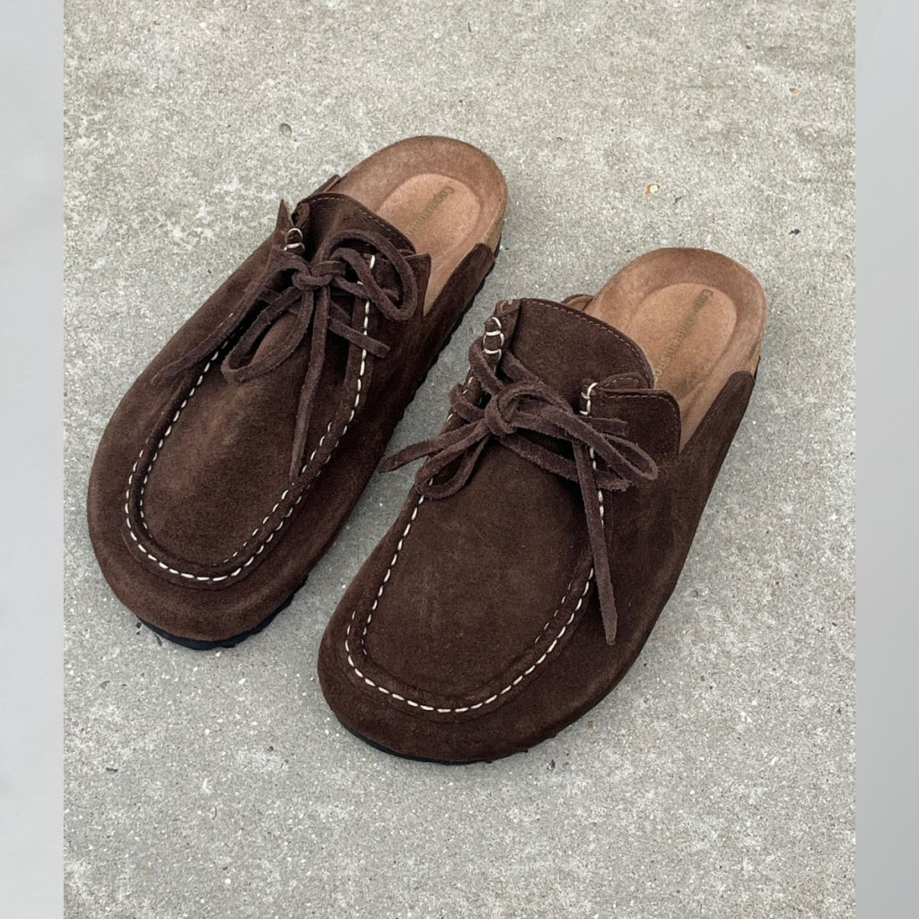 COPENHAGEN SHOES UNIQUE Mules 0018 DK BROWN