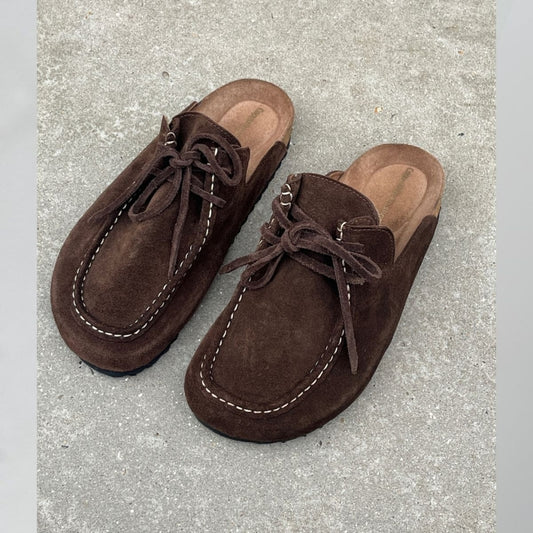 COPENHAGEN SHOES UNIQUE Mules 0018 DK BROWN
