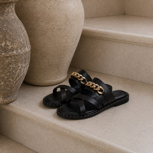 COPENHAGEN SHOES WHEN I FLY Slippers 0001 BLACK