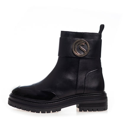 COPENHAGEN SHOES WINDY Boots 0011 BLACK PATENT