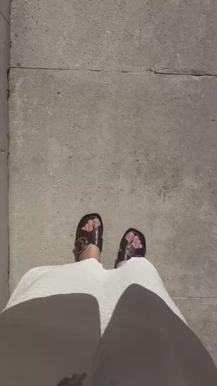 COPENHAGEN SHOES VIBES X ME Slippers 0018 DK BROWN